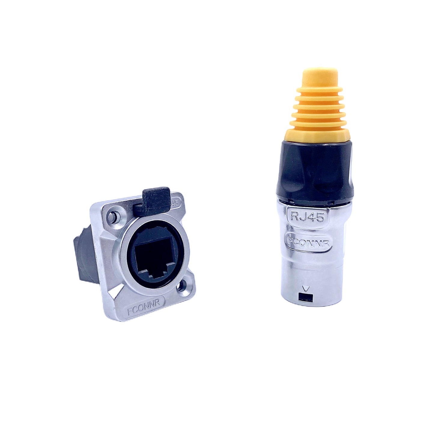 FCONNR RJ45 Male Female Connector IP65