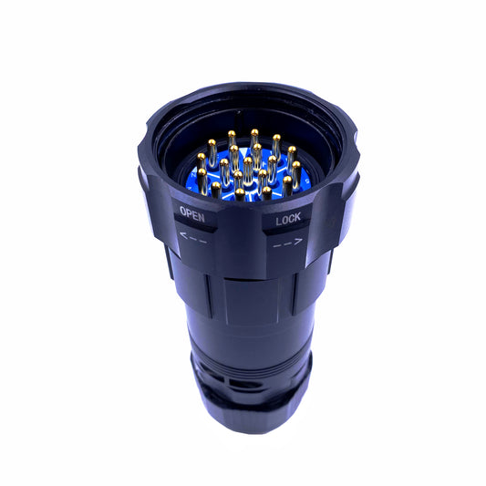 FCONNR 19 Pin Socapex Connector Waterproof Female Plug