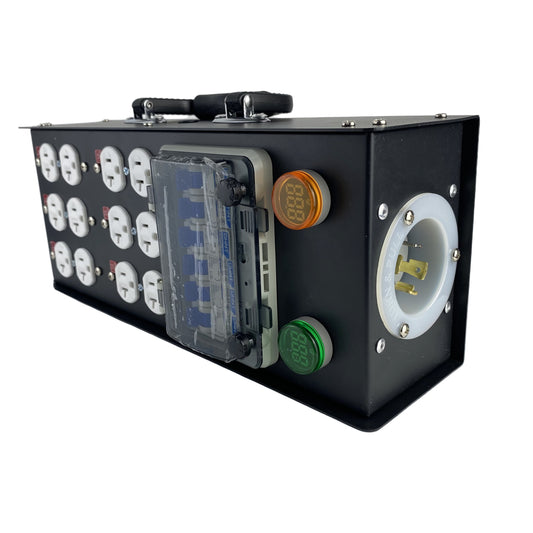 FCONNR L14-30 30A Input Edison 20A Outlets Audio Power Distribution Distro Box