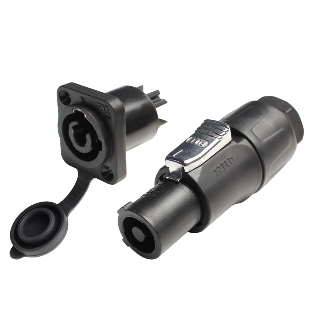 FCONNR FN9 Assembled Type Power Blue Powercon Connector