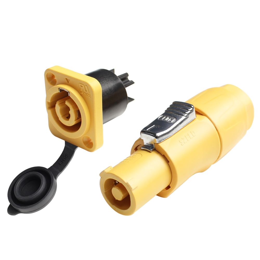 FCONNR FN9 Assembled Type Power Blue Powercon Connector