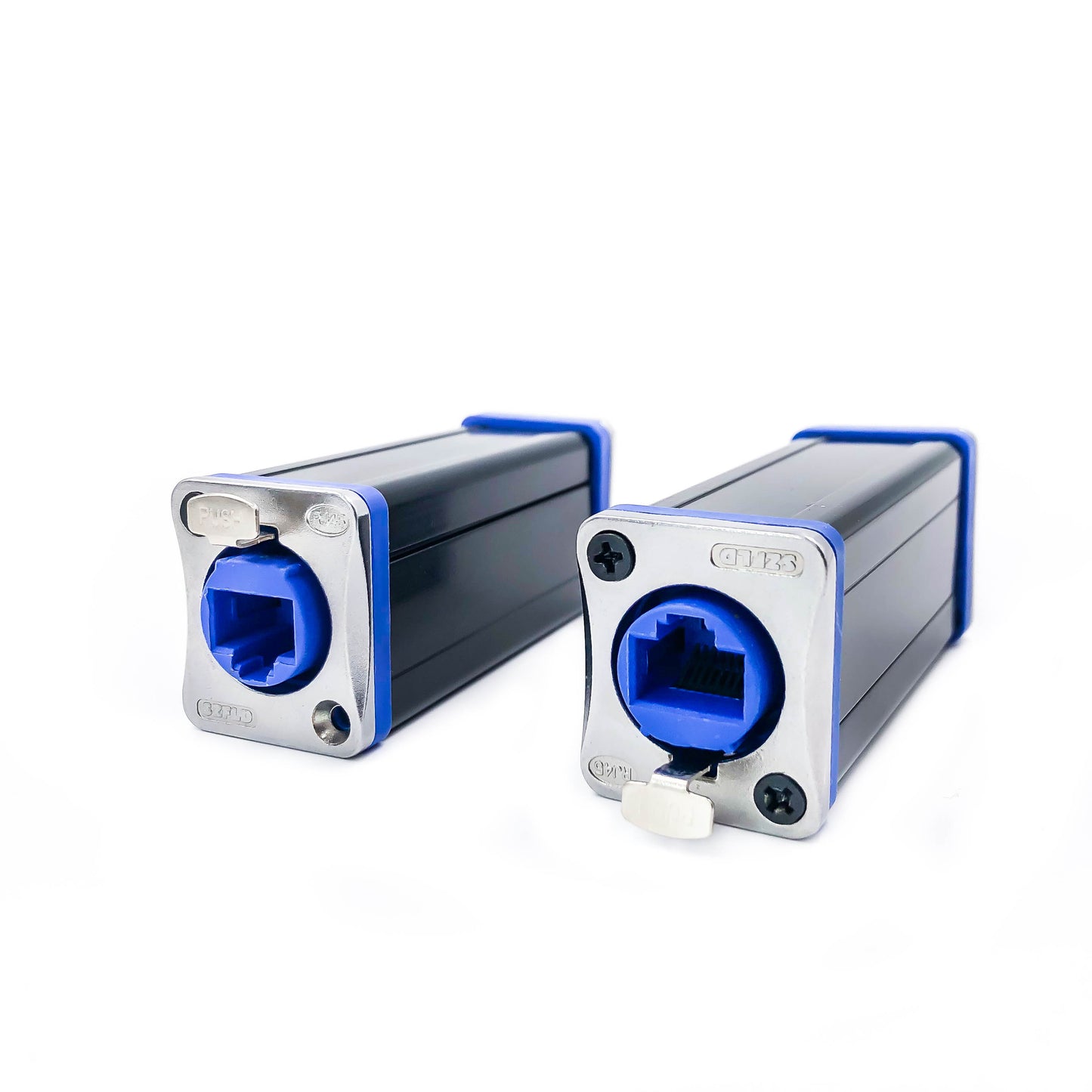 RJ45 Feed-Through Ethercon Coupler for Cable Extensions