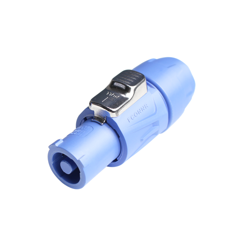 FCONNR FN9 Assembled Type Power Blue Powercon Connector