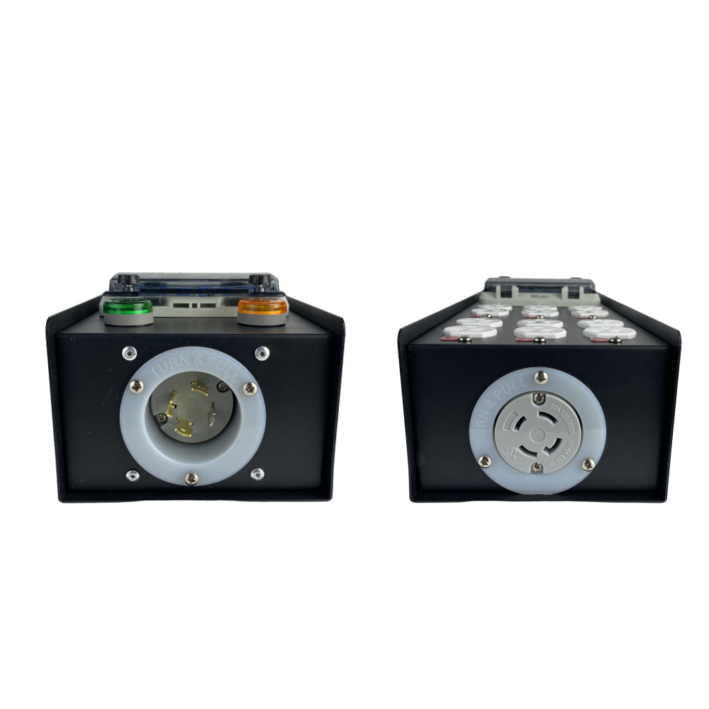 FCONNR L14-30 30A Input Edison 20A Outlets Audio Power Distribution Distro Box