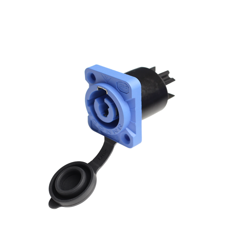 FCONNR FN9 Assembled Type Power Blue Powercon Connector